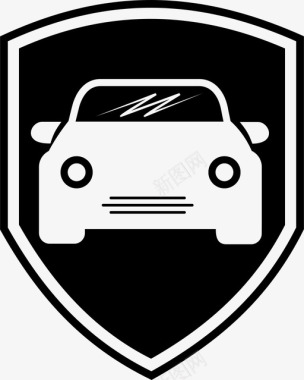 汽车保险汽车保护驾驶保险图标图标
