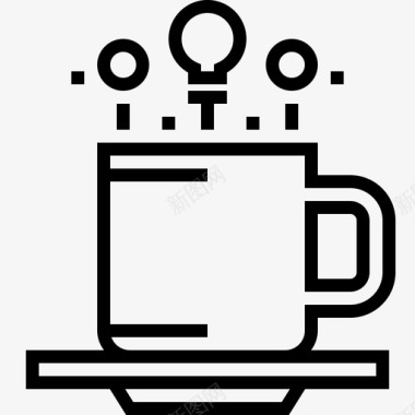 咖啡卡布西诺杯子图标图标