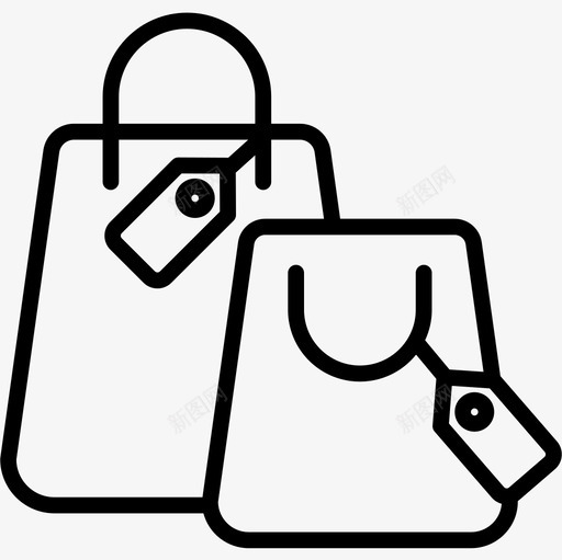 购物袋电子商务118概述图标svg_新图网 https://ixintu.com 概述 电子商务 购物袋