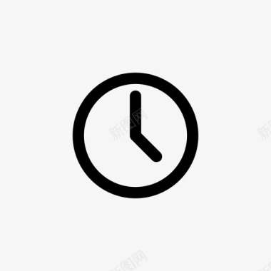 时钟小时应用程序图标图标