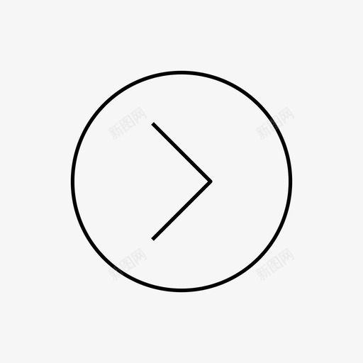 下一个箭头按钮图标svg_新图网 https://ixintu.com ui 下一个 元素 按钮 移动 箭头