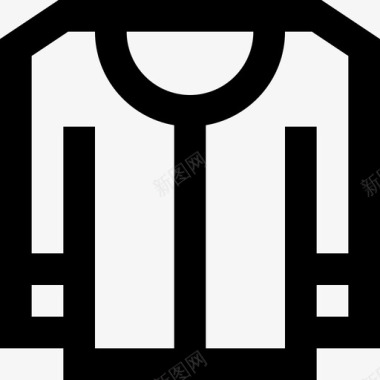 T恤橄榄球4直纹图标图标