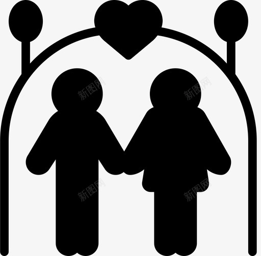 婚姻家庭人图标svg_新图网 https://ixintu.com 坚强 婚姻 家庭