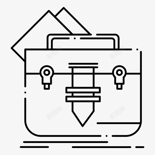 公文包包文件图标svg_新图网 https://ixintu.com 公文包 包 文件 文件夹 网页界面2月收集v3