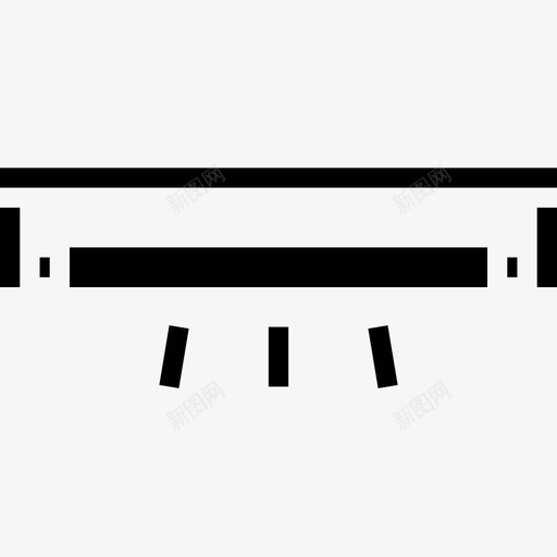 荧光灯灯7填充图标svg_新图网 https://ixintu.com 填充 灯7 荧光灯