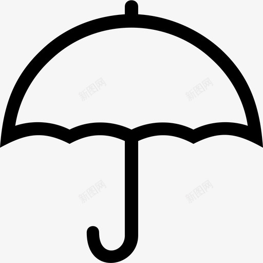 伞雨天气图标svg_新图网 https://ixintu.com 天气