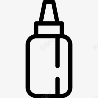 番茄酱2号烤架线状图标图标