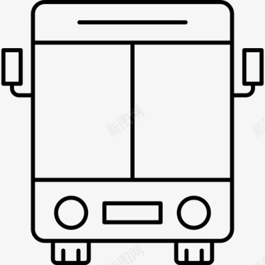 巴士汽车学校图标图标