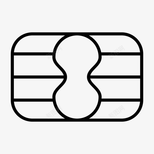 芯片密码安全图标svg_新图网 https://ixintu.com 安全 密码 芯片