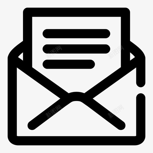 电子邮件信封信件图标svg_新图网 https://ixintu.com 1个 信件 信封 打开 混合 电子邮件 空白 空白信封模版 粗体 纸张