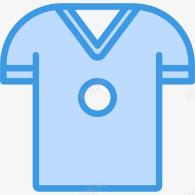 衬衫webessential6蓝色图标图标