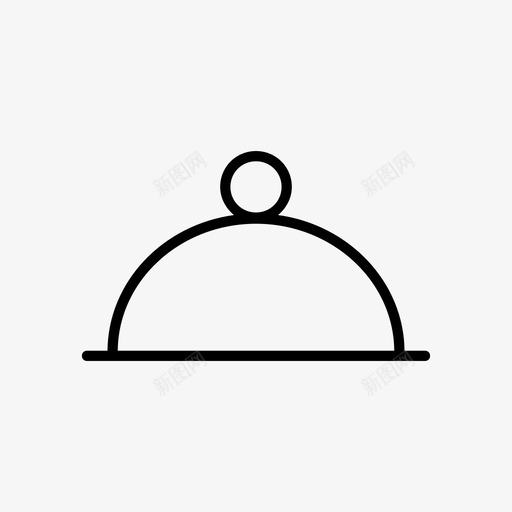 食品盘餐具食品服务图标svg_新图网 https://ixintu.com 食品服务 食品盘 餐具