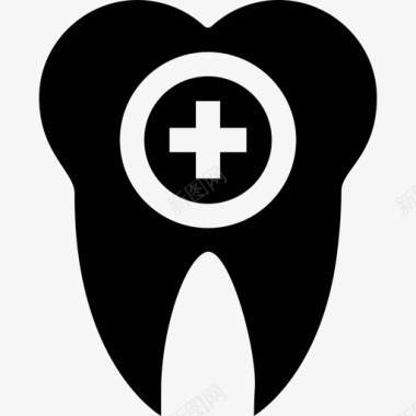 牙牙医9填充图标图标