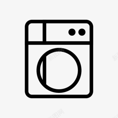 洗衣机电子厨房图标图标