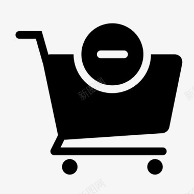 购物车电子商务从购物车中删除图标图标