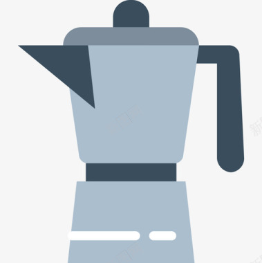 咖啡壶咖啡47扁平图标图标