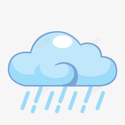 暴雨到大暴雨svg_新图网 https://ixintu.com 暴雨到大暴雨