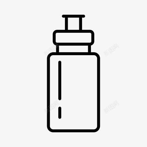 水瓶饮料瓶运动图标svg_新图网 https://ixintu.com 健身 水瓶 补水 运动 饮料 马拉松