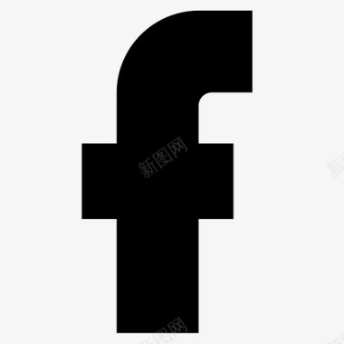 Facebook社交媒体57填充图标图标