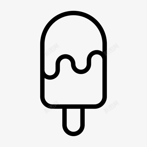冰棒糖果奶油图标svg_新图网 https://ixintu.com 冰棒 奶油 棒棒糖 糖果 食物