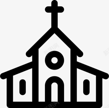 荷兰教堂15岁直系图标图标