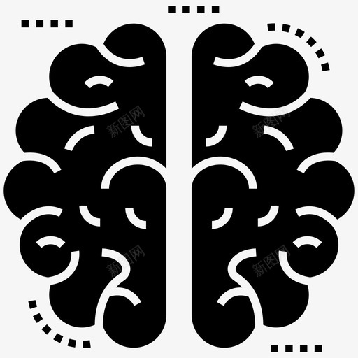 人脑小脑大脑图标svg_新图网 https://ixintu.com 人脑 医用大麻字形图标 器官 大脑 小脑 心理 思维 细胞