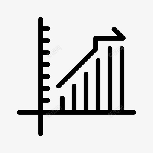 投资图增长图进度图图标svg_新图网 https://ixintu.com 增长图 投资图 进度图