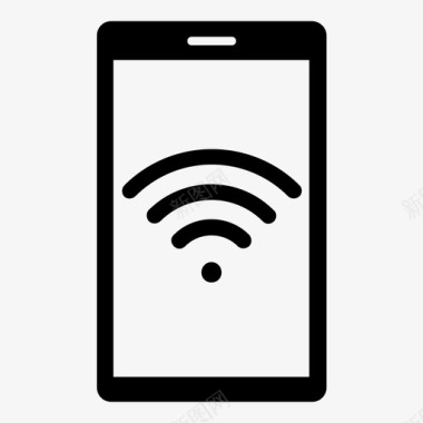 wifi手机互联网图标图标