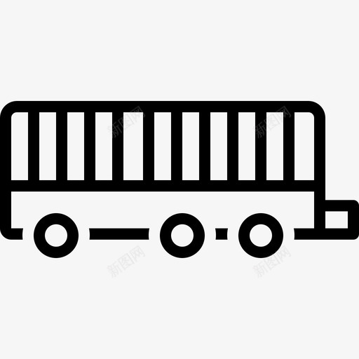 拖车旅行车卡车图标svg_新图网 https://ixintu.com 卡车 卡车司机 拖车 旅行车 车辆