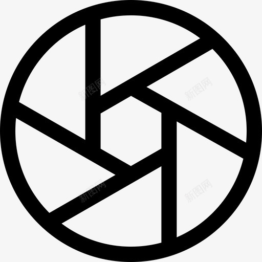 快门平面师11线性图标svg_新图网 https://ixintu.com 平面设计师11 快门 线性