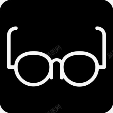 眼镜视力时尚图标图标