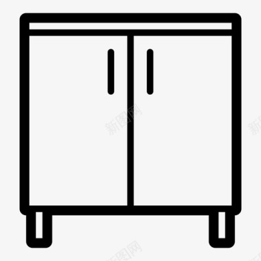 橱柜门组合厨房图标图标