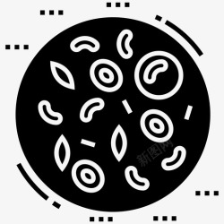 生物细胞解剖学基本结构图标图标