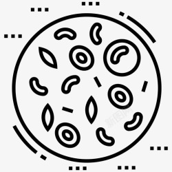 生物细胞解剖学基本结构图标图标