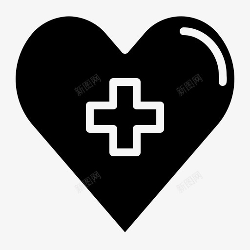 心脏心脏病冠状动脉图标svg_新图网 https://ixintu.com 冠状动脉 医学 医学标志 心脏 心脏病