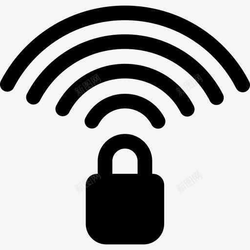 Wifi信号互联网安全36已填充图标svg_新图网 https://ixintu.com Wifi信号 互联网安全36 已填充