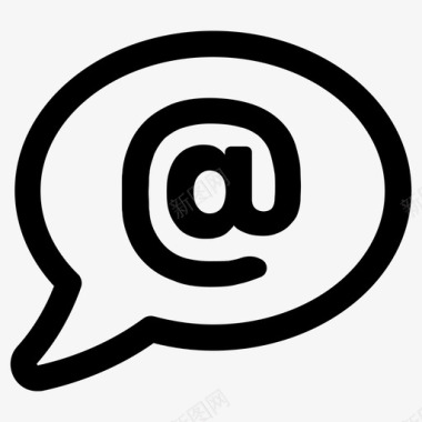 电子邮件通信联系人图标图标