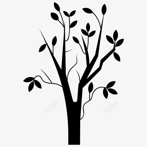 灌木植物树公园树图标svg_新图网 https://ixintu.com 公园 图标 树木 森林 植物 灌木 种植 符号