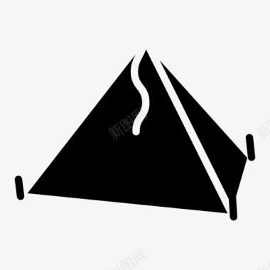帐篷建筑物图标图标