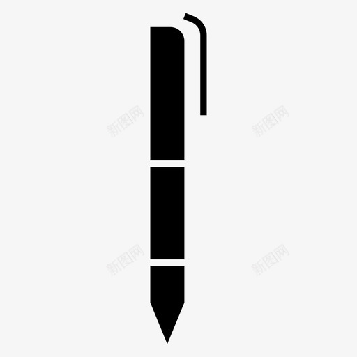 笔圆珠笔办公设备图标svg_新图网 https://ixintu.com 办公设备 圆珠笔 笔 笔图标
