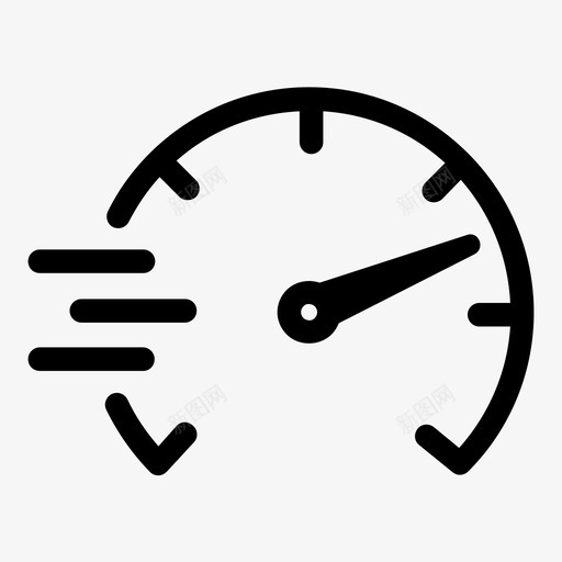 速度表时钟快速图标svg_新图网 https://ixintu.com 仪表 快速 时钟 极限 速度表