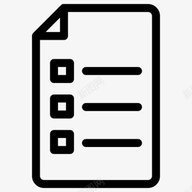 清单文件表格图标图标
