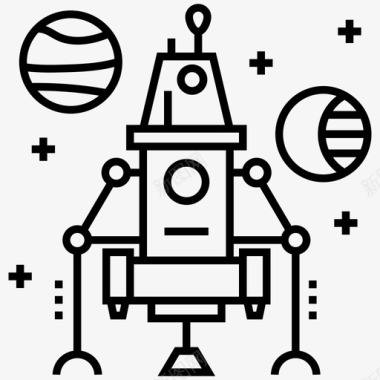 太空机器人安卓人工智能图标图标