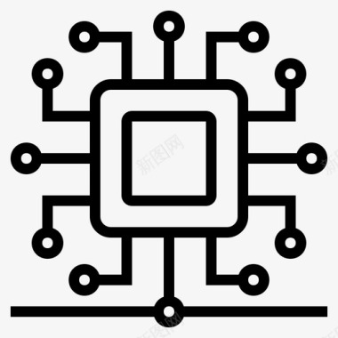 计算机网络数字家庭网络图标图标