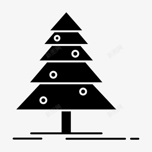圣诞树森林圣诞节图标svg_新图网 https://ixintu.com 圣诞树 圣诞节 客户关系和员工福利 森林