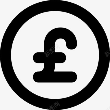 英镑货币外汇图标图标