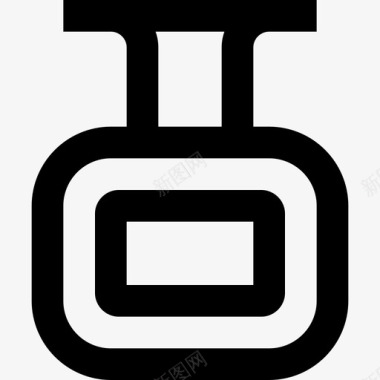 油瓶水疗和瑜伽3线性图标图标