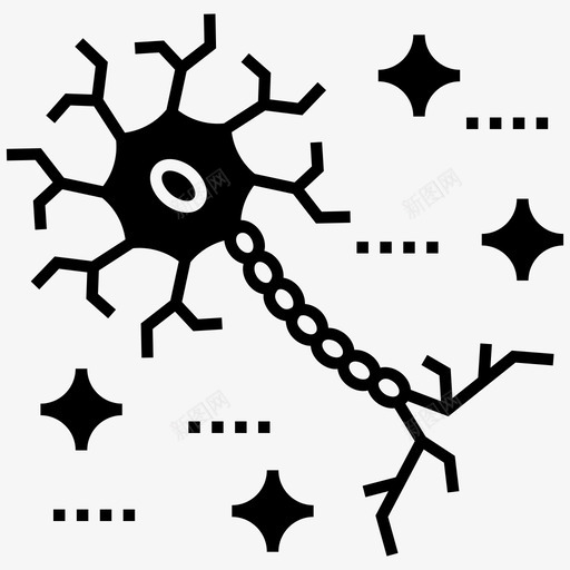 神经元细胞运动神经元神经细胞图标svg_新图网 https://ixintu.com 体细胞 医用大麻字形图标 器官 神经元细胞 神经系统 神经细胞 细胞 运动神经元