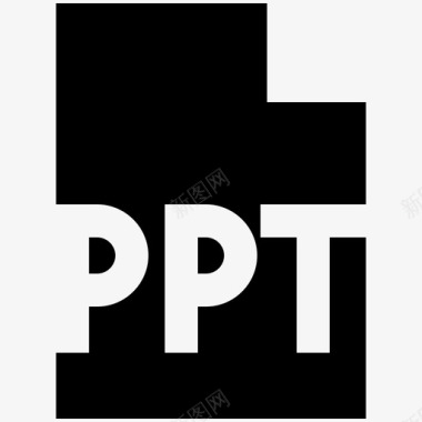 powerpoint扩展名ppt图标图标