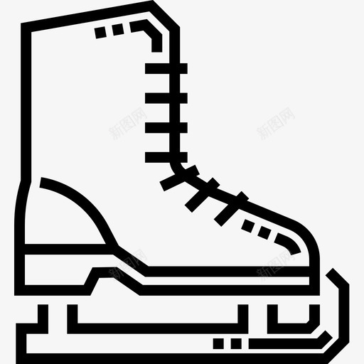 滑冰鞋冬季51直线型图标svg_新图网 https://ixintu.com 冬季 冰鞋 滑冰 直线 线型